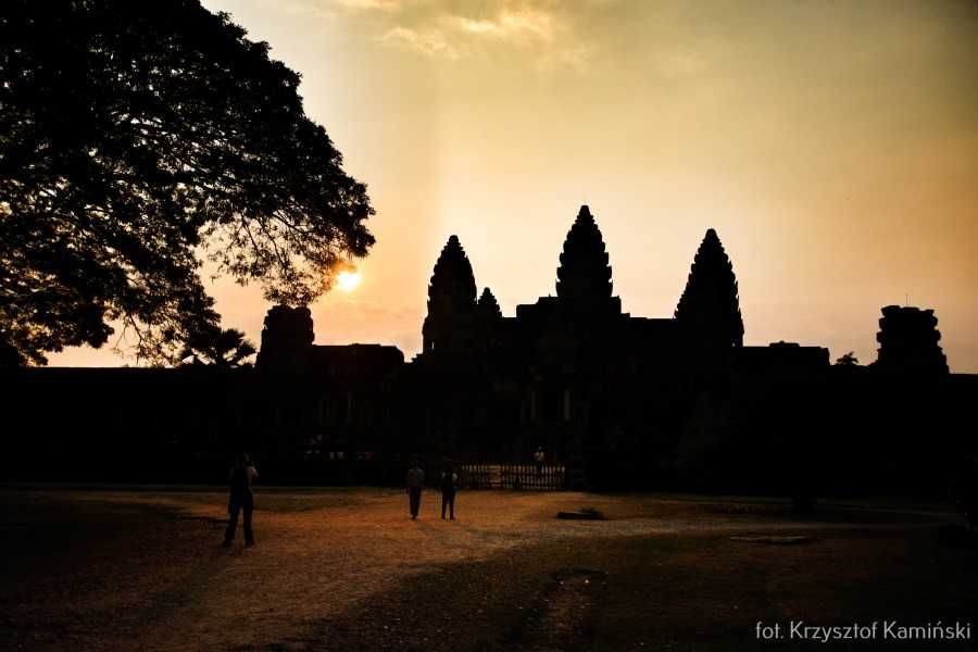 Angkor Wat, zachód słońca