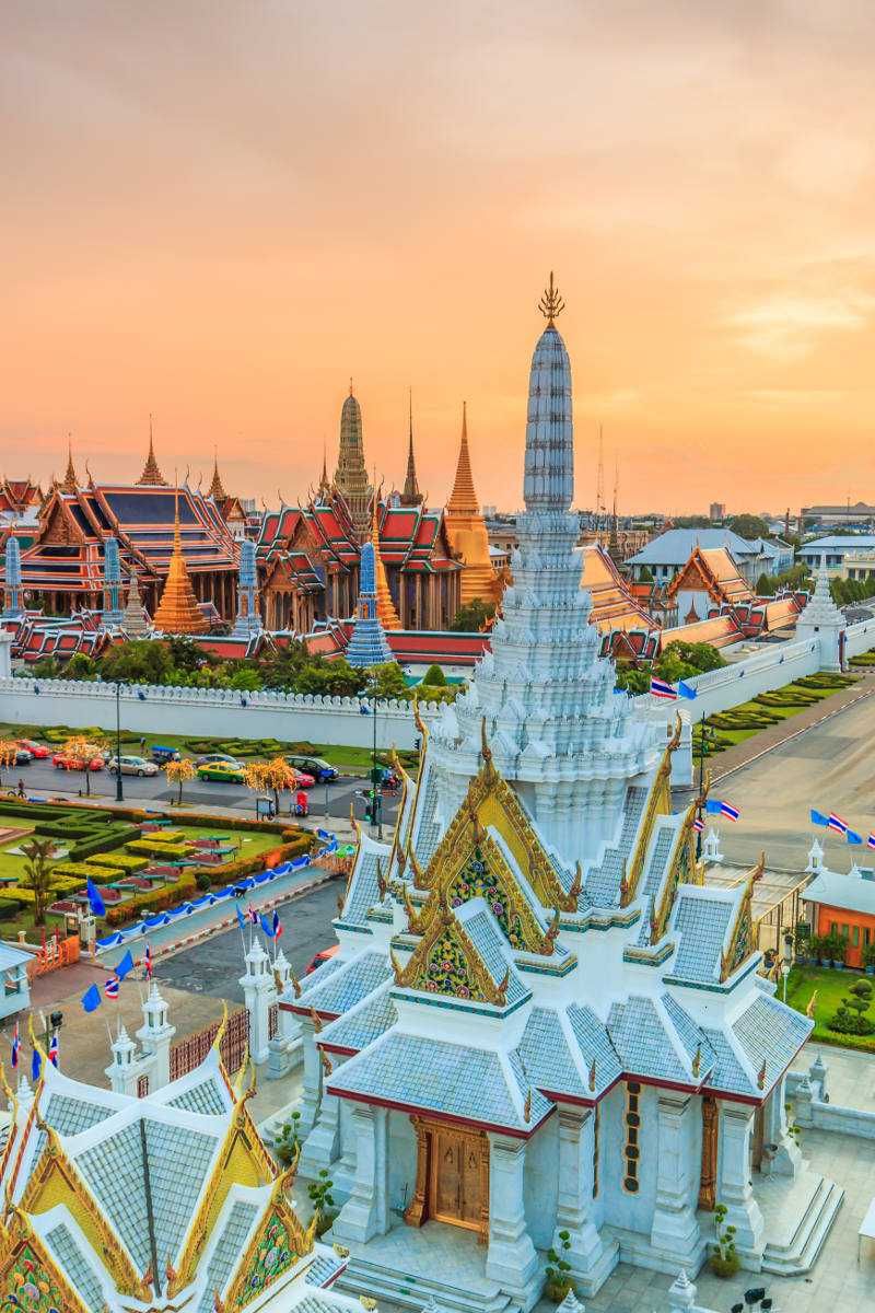 Najlepszy czas na zwiedzanie Bangkoku (Tajlandia) to okres od listopada do lutego.