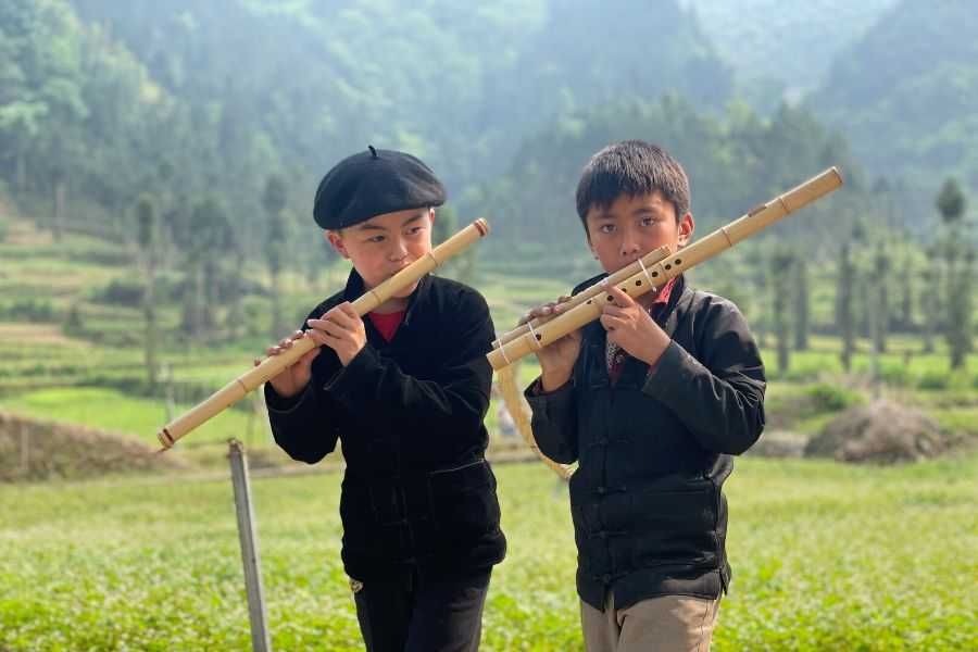 Najmłodsi mieszkańcy Ha Giang