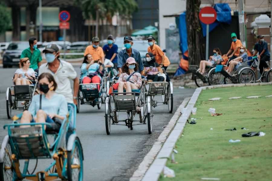 Wycieczka rikszami po Sajgonie