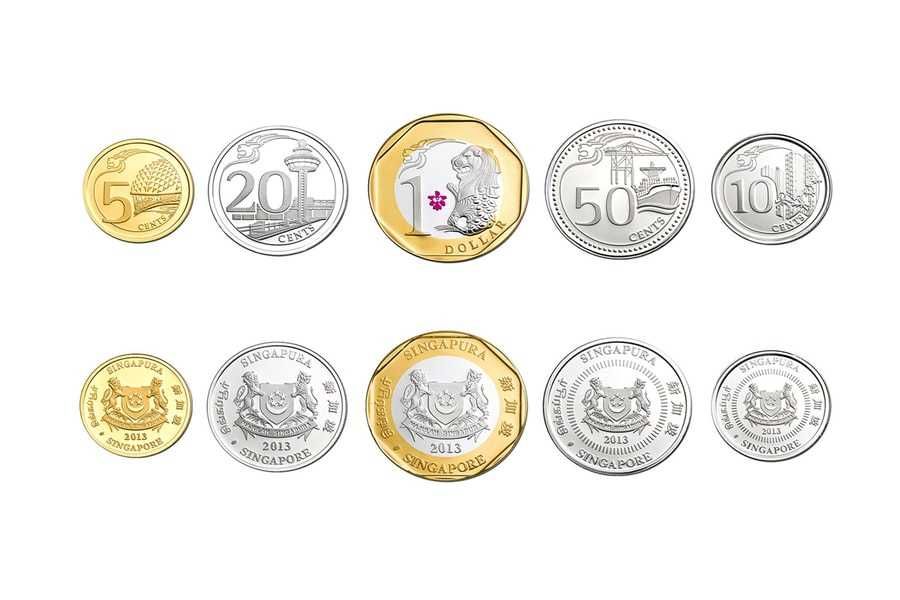 dolar singapurski monety sgd