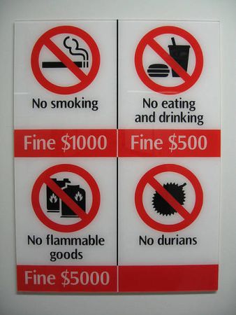 Zakazy Singapur