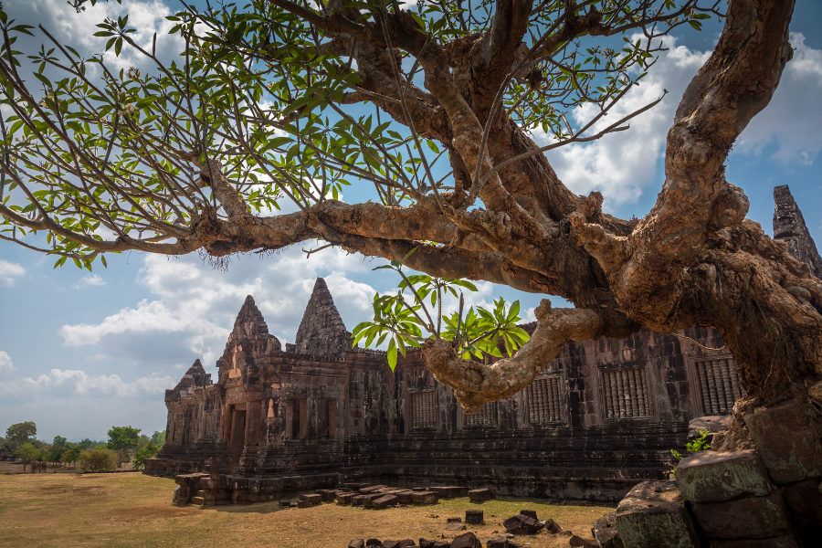 Vat Phou (Wat Phu) w Laosie Południowym