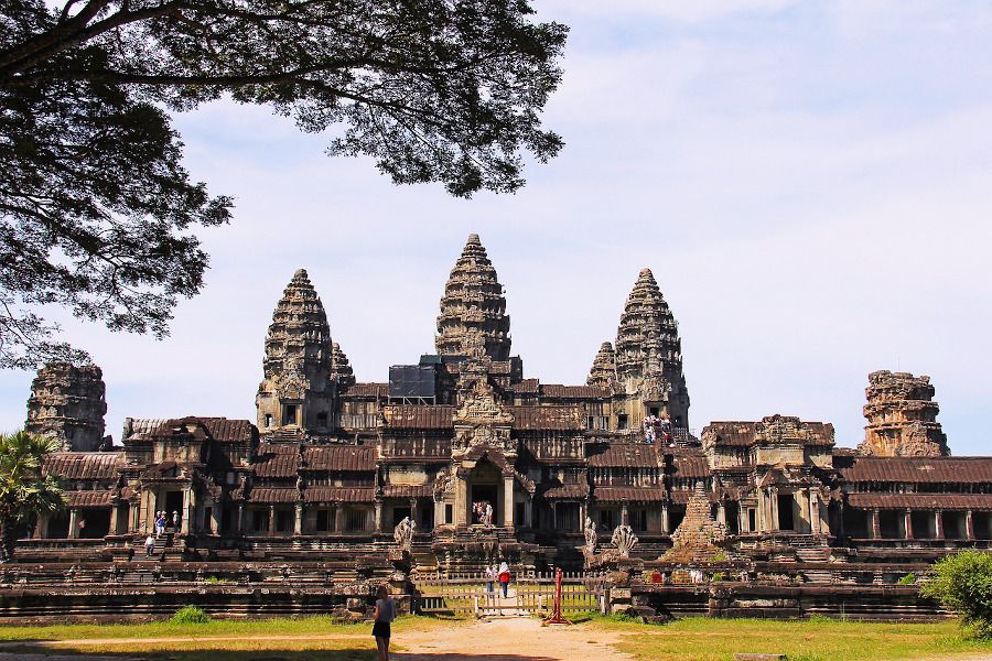 Widok na Angkor Wat