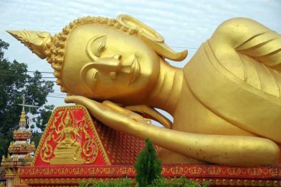 Wientian Laos Vientiane Buddha