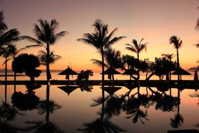 Zachód słońca na Bali