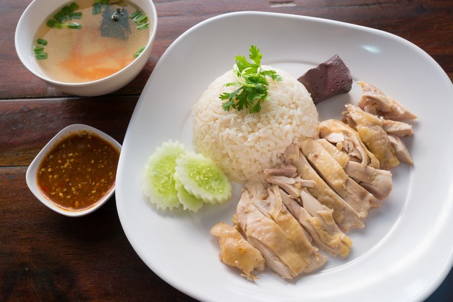 Singapur Hainanese Chicken Rice