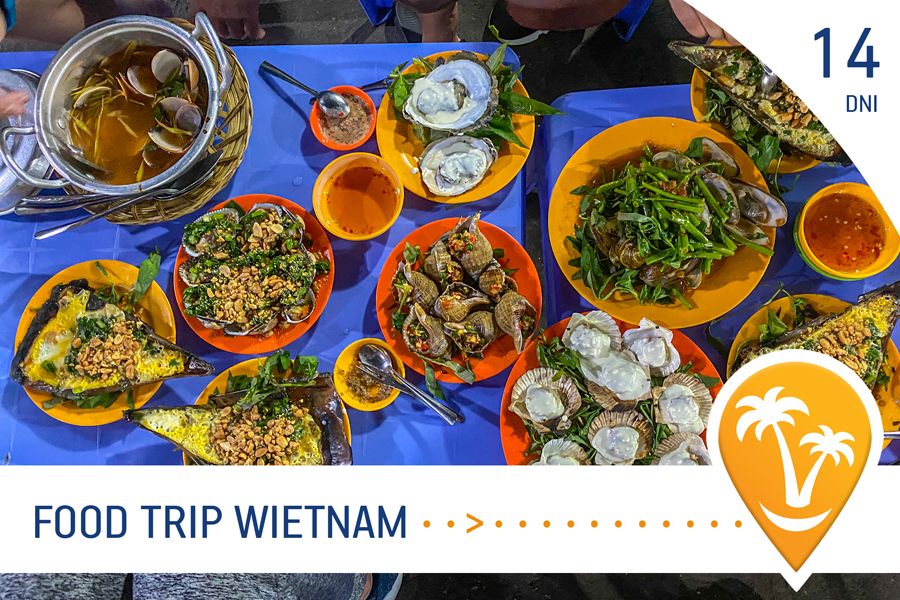 Pyszne uliczne jedzenie w Wietnamie