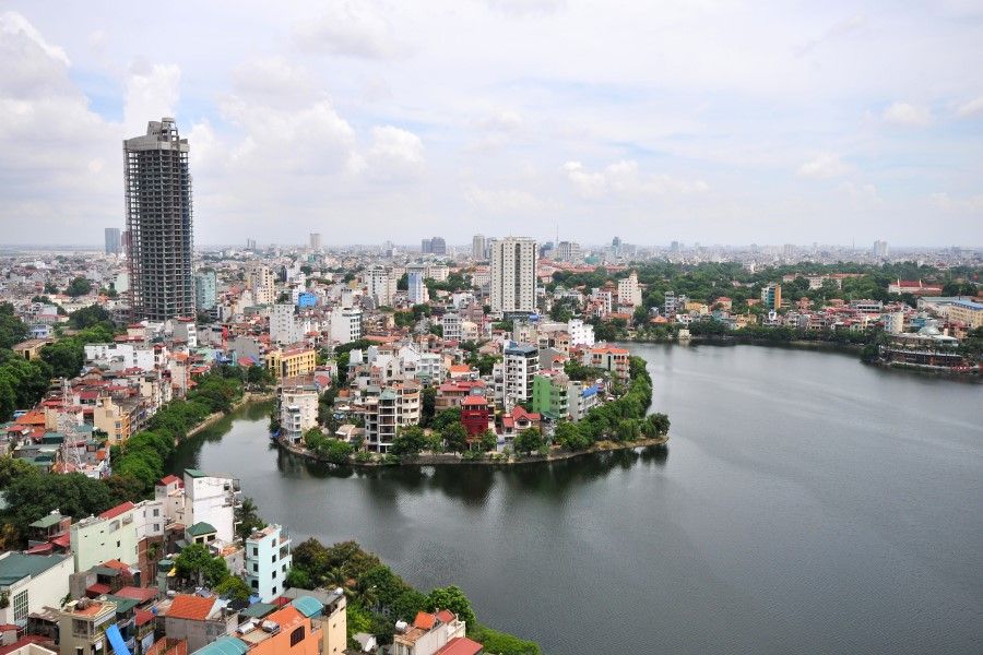 Widok na Hanoi