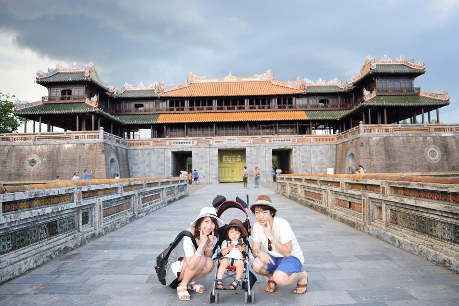 Zwiedzanie Hue z dzieckiem