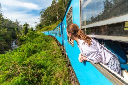 Podróż lankijską koleją