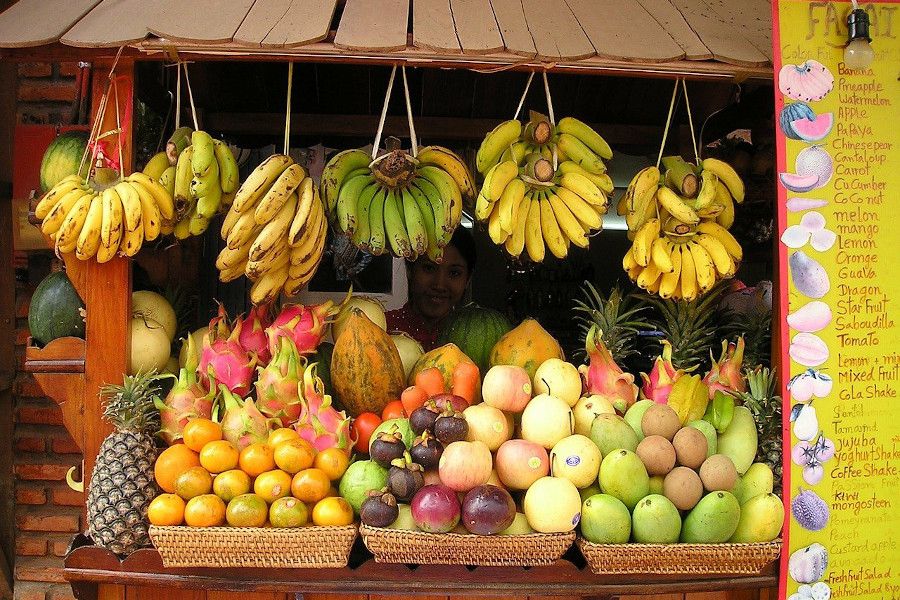 Owoce w Laosie