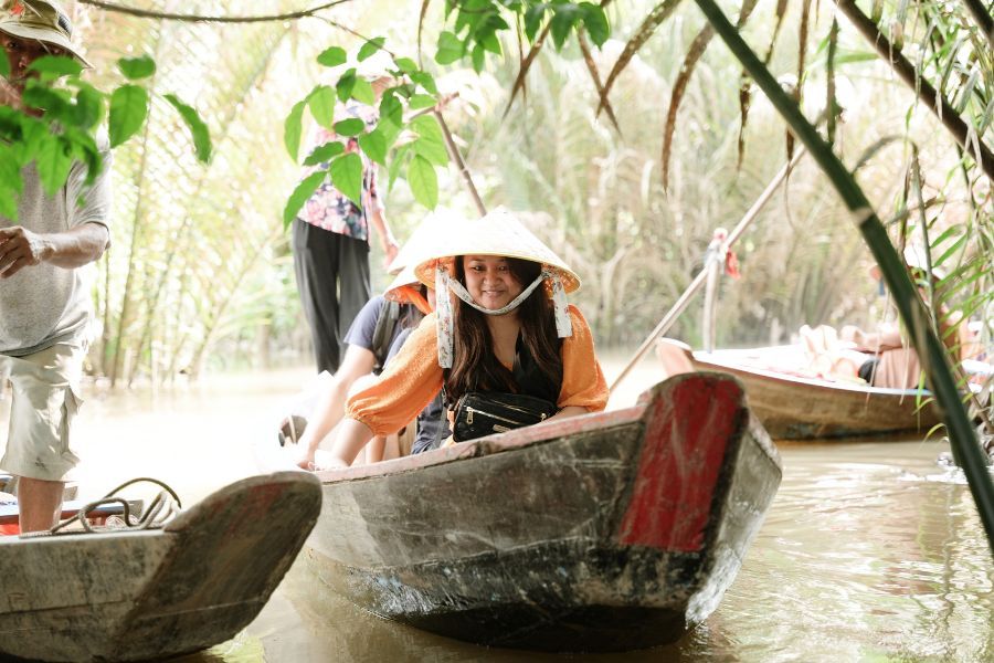Rejs pod palmami - Delta Mekongu