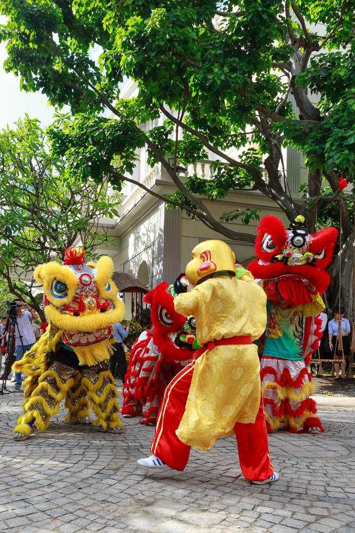 Taniec smoka w Nha Trang