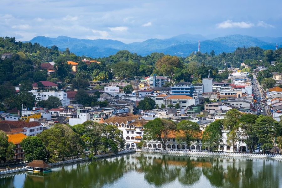 Kandy - panorama miasta