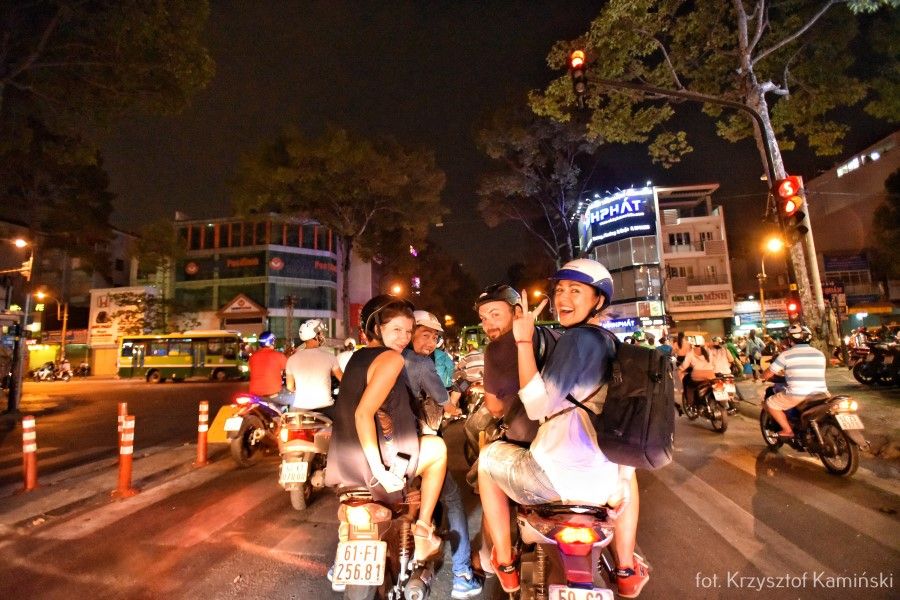 Motocyklowa wycieczka po Sajgonie