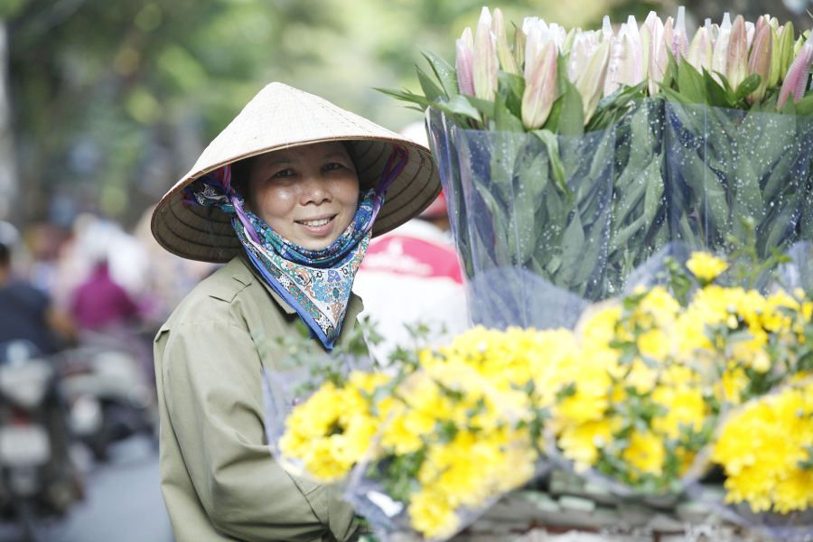 Kwiaciarka z Hanoi