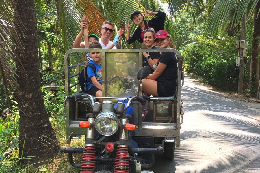 Rodzinny wyjazd do Delty Mekongu