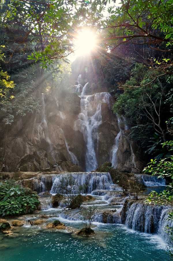 Wodospady Laosu