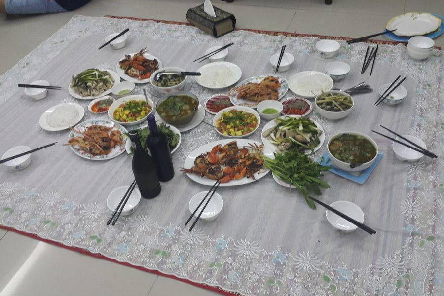 Posiłek w Wietnamie