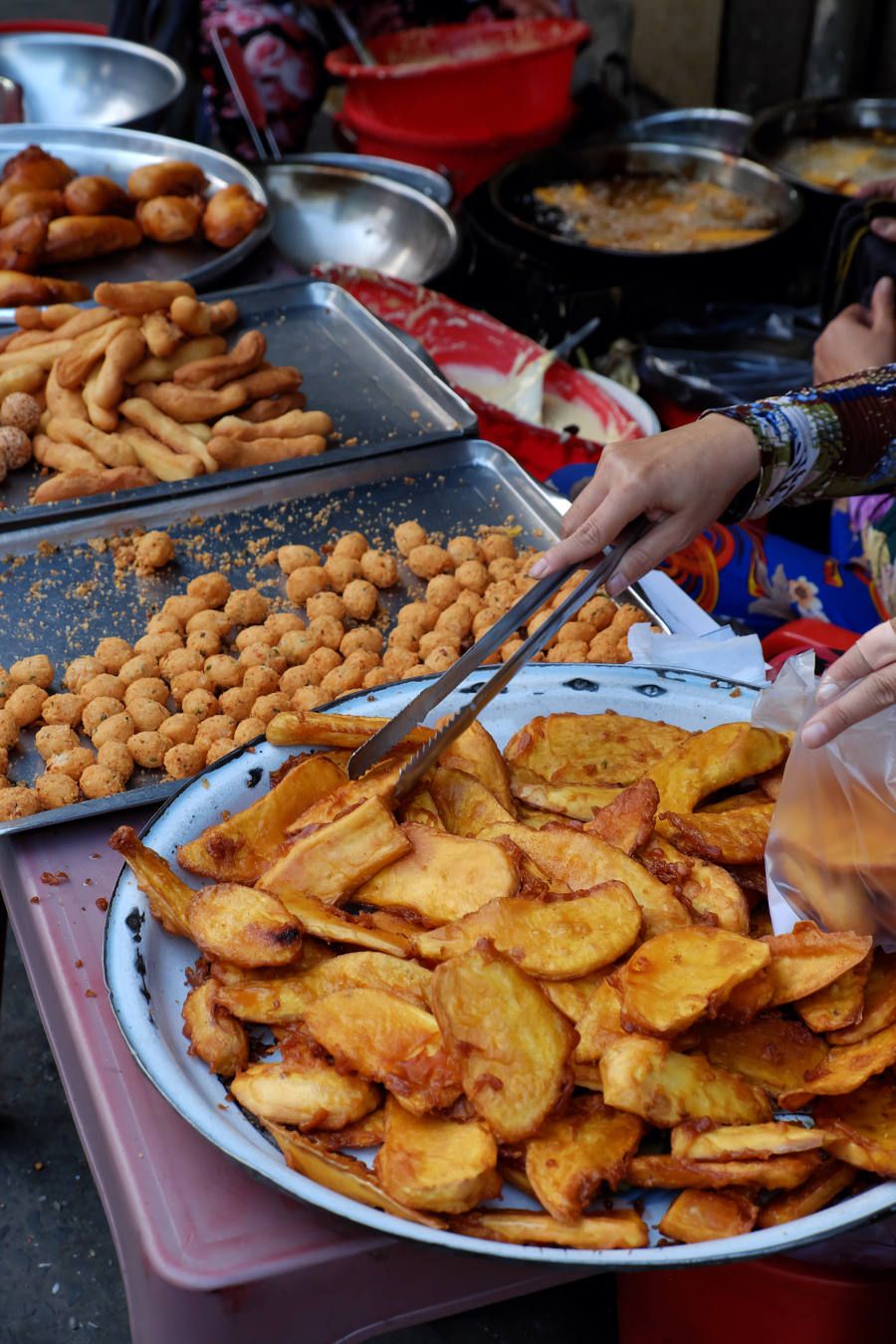 Street food w Sajgonie
