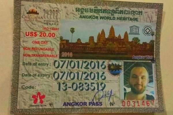 Bilet do Angkor