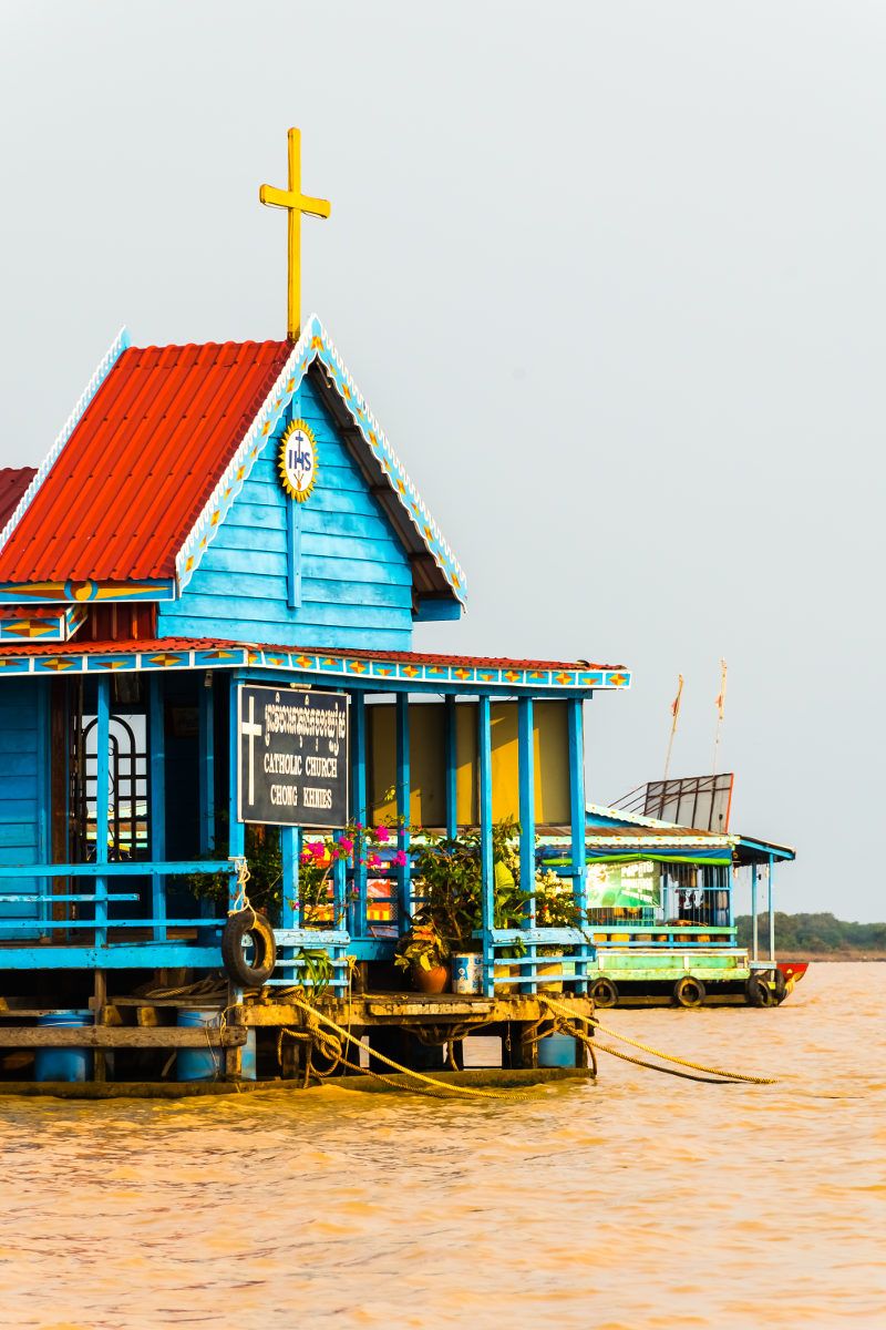 Kościół na wodzie Tonle Sap