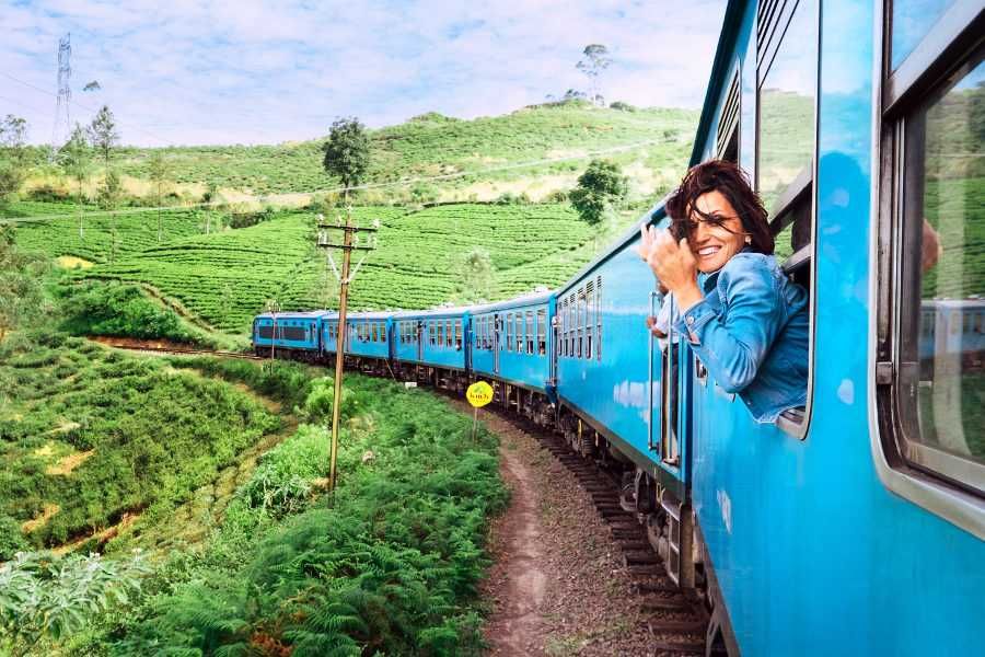 Pociągiem w Sri Lance